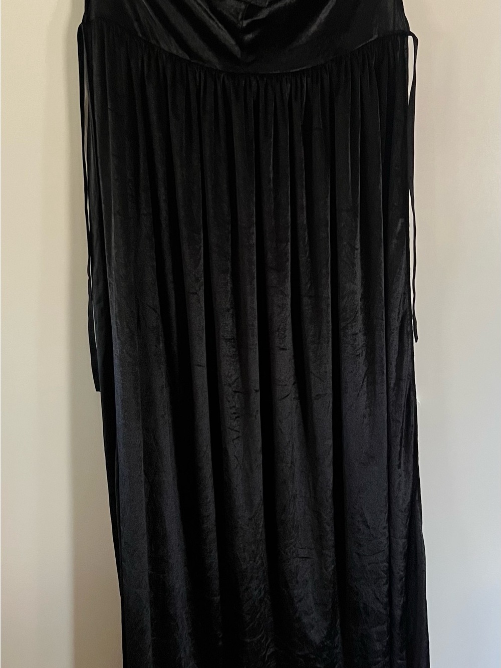 Black Velvet Maxi Skirt - Timeless Evening Skirt